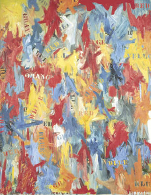 False Start, 1959 art print by Jasper Johns