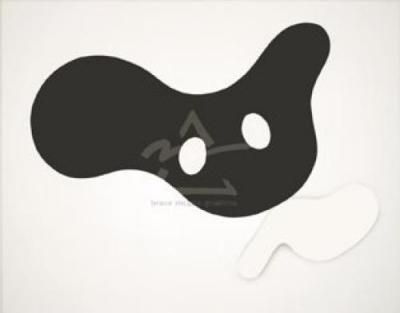 Maskenspiel, 1932 (Silkscreen print) art print by Jean Arp