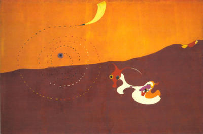 Landscape (The Hare) (Paysage [Le Lievre]), Autumn 1927 art print by Joan Miro