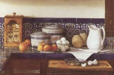 Still Life with Red Wing Crocks art print by John Stuart Ingle