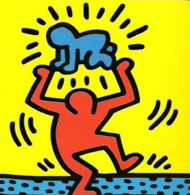 Untitled, 1987 art print by Keith Haring