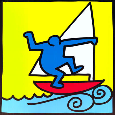 Untitled, 1987 art print by Keith Haring