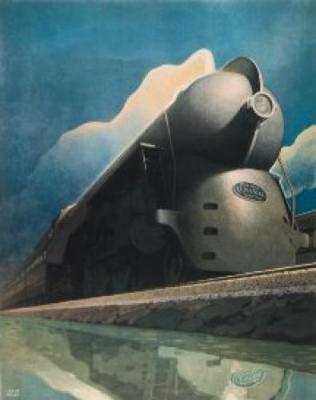 20th Century Limited art print by Leslie Ragan