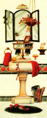 Glamour Bath art print by Lisa Danielle