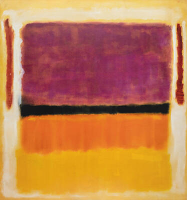 Untitled Violet, Black, Orange, Yellow on White and Red art print by Mark Rothko