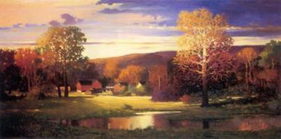 Late Evening in Autumn art print by Max Hayslette