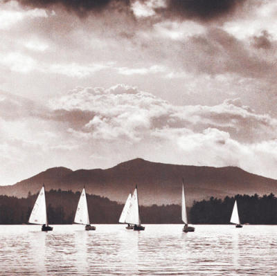 O Boats Racing art print by Michael Kahn