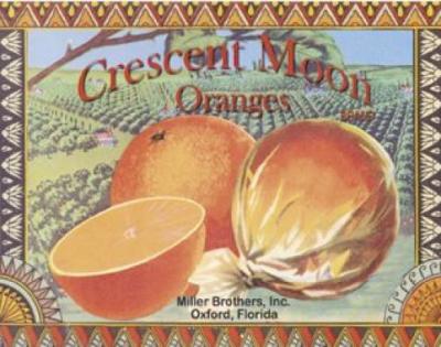 Crescent Moon Oranges art print by Miles Graff