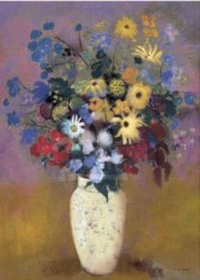 Vase of Flowers, 1914 art print by Odilon Redon