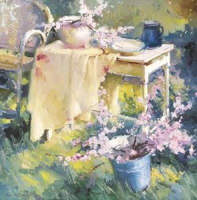 Midday Blossoms art print by Ovanes Berberian