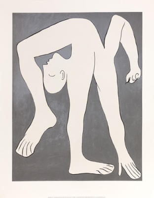 L'Acrobate (Silkscreen print) art print by Pablo Picasso