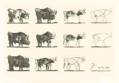 Le taureau (Silkscreen print) art print by Pablo Picasso