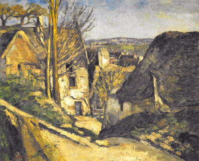 The House of the Hanged Man (La maison du pendu) art print by Paul Cezanne