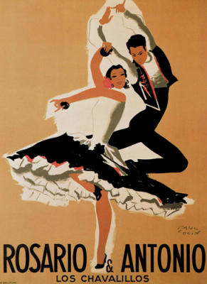 Rosario & Antonio, 1949 art print by Paul Colin
