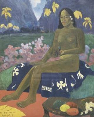 The Seed of Areoi art print by Paul Gauguin