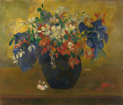 Vase of Flowers, 1896 art print by Paul Gauguin