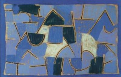 Blau Nacht art print by Paul Klee