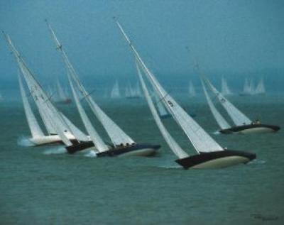 Cowes Week art print by Philip Plisson