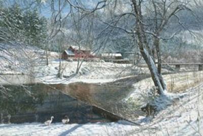 At Kapps Mill art print by Phillip Philbeck