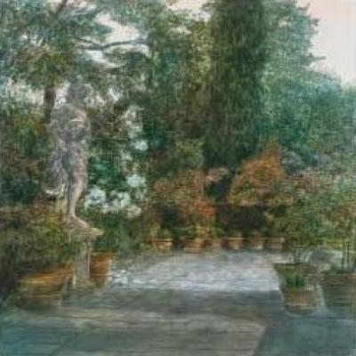 Sculpture Dans le Jardin art print by Piet Bekaert