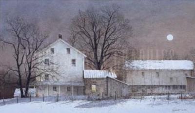 Full Moon art print by Ray Hendershot