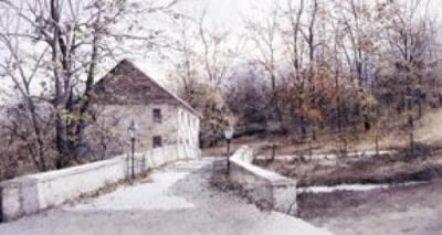 The Mill Bridge art print by Ray Hendershot