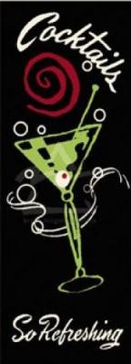 Cocktails So Refreshing art print by Retro Series
