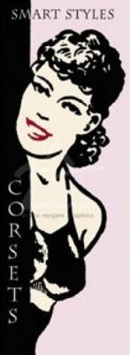 Smart Style Corsets art print by Retro Series