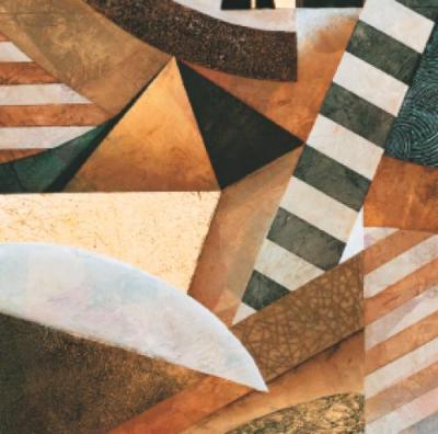 Geometric Forest art print by Richard Hall