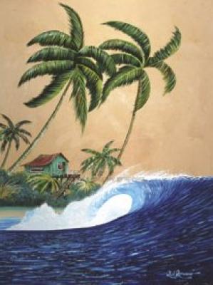 Surf Shack art print by Romano