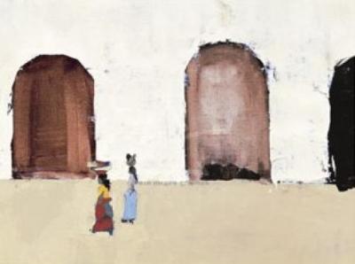 Two Guatemalen Women art print by Sandra Pratt