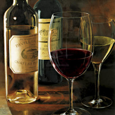 Rouge et Blanc art print by Stefano Ferreri