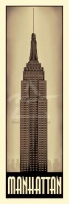 Manhattan art print by Steve Forney