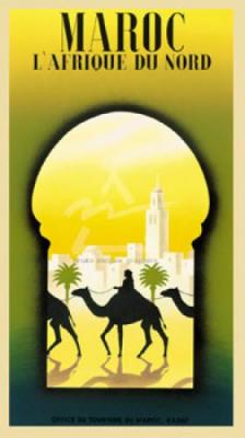 Maroc L'Afrique du Nord art print by Steve Forney