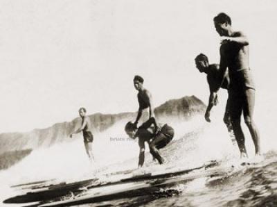 Tom & Crew, Diamond Head art print by T. Blake