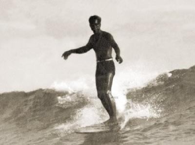 Waikiki, 1931 art print by T. Blake