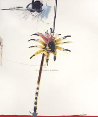 Dashing Palm art print by T.L. Lange