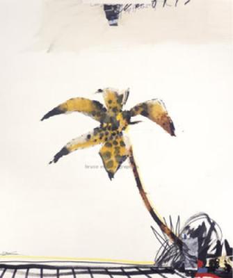 Palm Interrupted art print by T.L. Lange