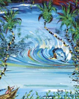 Current Tides art print by Valiere