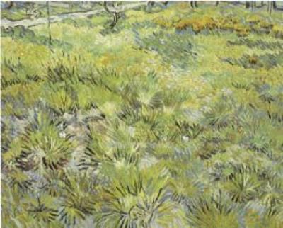 Long Grass with Butterflies, 1890 art print by Vincent Van Gogh