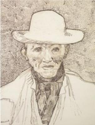 Peasant of the Camargue art print by Vincent Van Gogh
