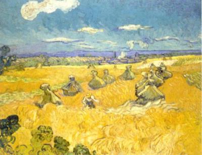 The Wheat Field, 1888 art print by Vincent Van Gogh