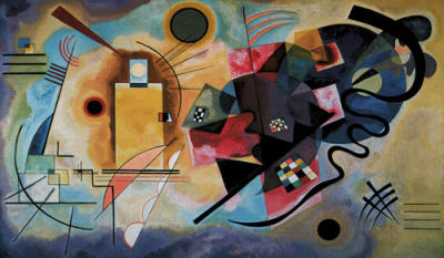 Yellow, Red, Blue, 1925 art print by Wassily Kandinsky