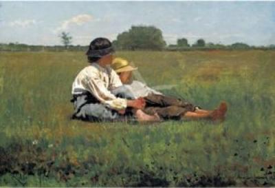 Boys in a Pasture, 1874
