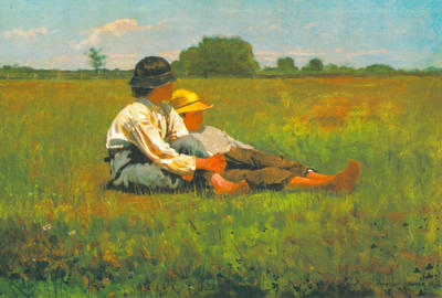 Boys in a Pasture, 1874 art print by Winslow Homer