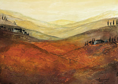 Toscana II art print by Anna Waldvogel