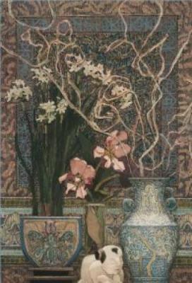 Spring Still Life art print by Anne Bagby