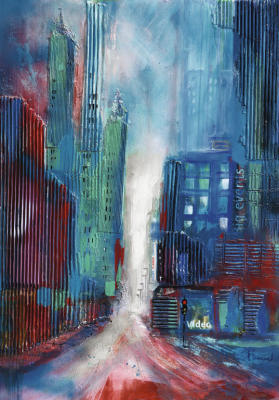 Chicago art print by Bernd Klimmer