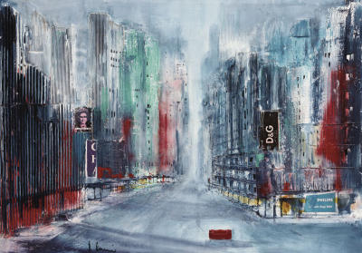 Times Square art print by Bernd Klimmer