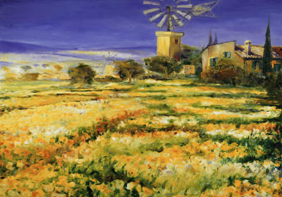 Sommer auf Mallorca art print by Christian Sommer